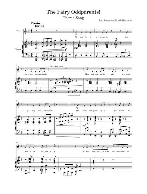 Fairly Odd Parents Theme – Ron Jones