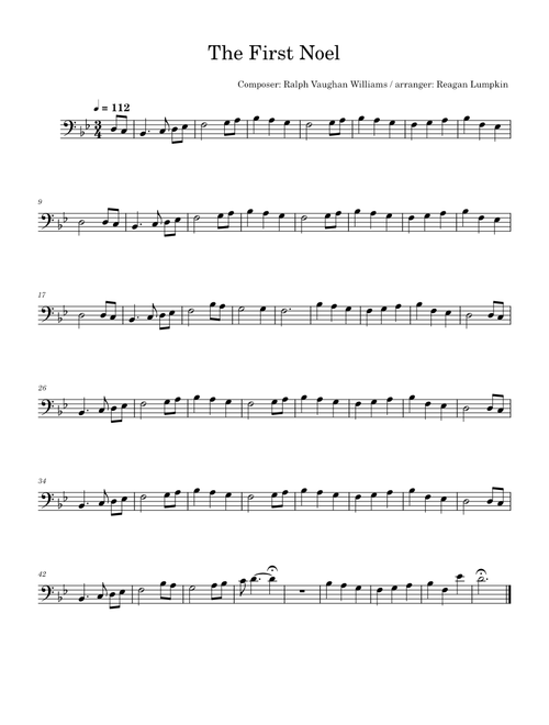 The first noel – Misc Christmas The First Noel Trombone Solo