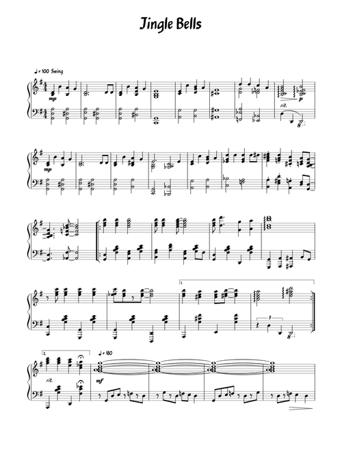 Jingle Bells - Jazz Improv.