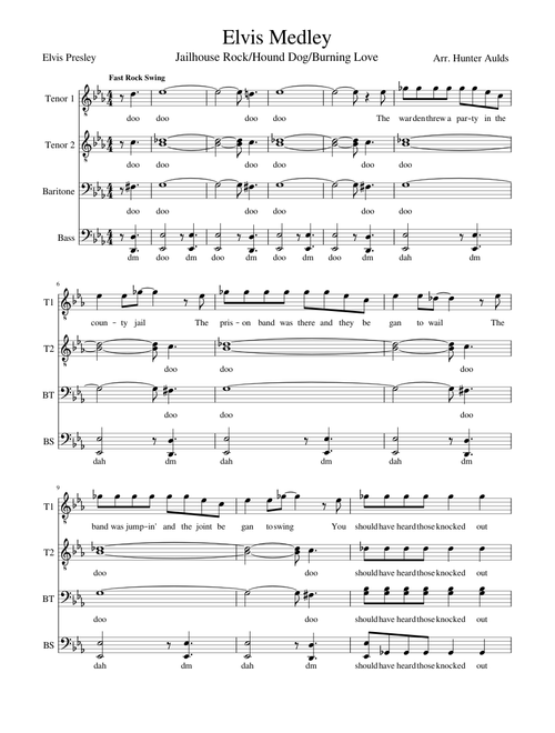Elvis Medley - TTBB