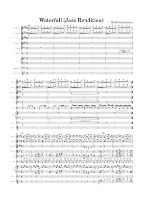 Toby Fox - Waterfall (Undertale for Sax Quartet) Sheet music Toby Fox - Waterfall (Undertale for Sax Quartet) Sheet music