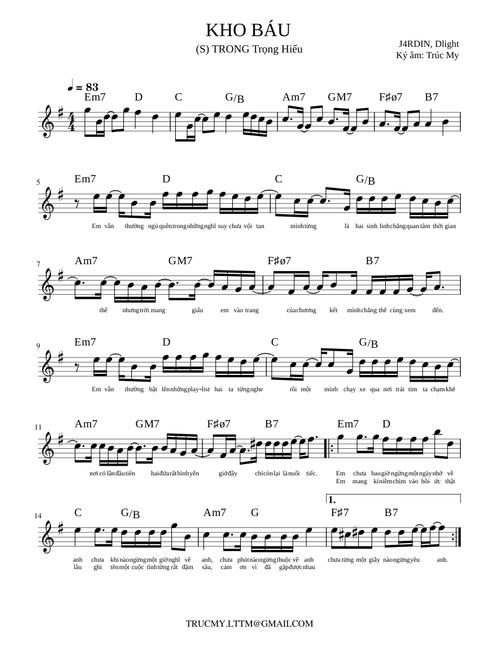 Kho Báu – Trọng Hiếu