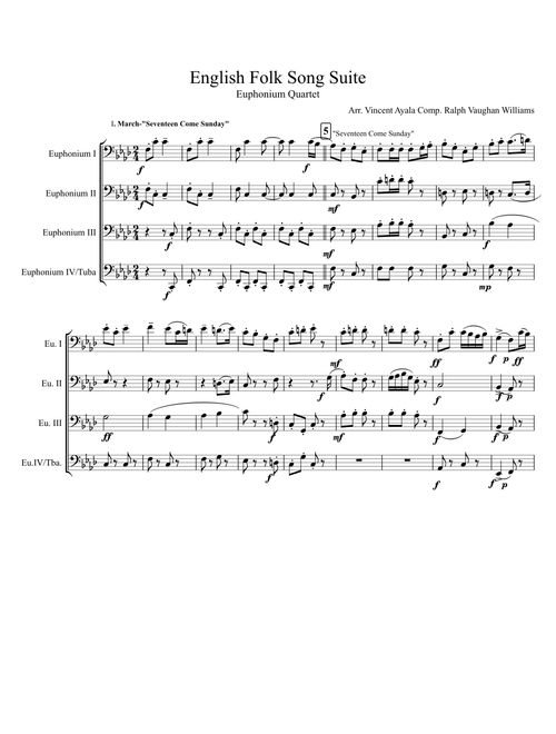 English Folk Song Suite