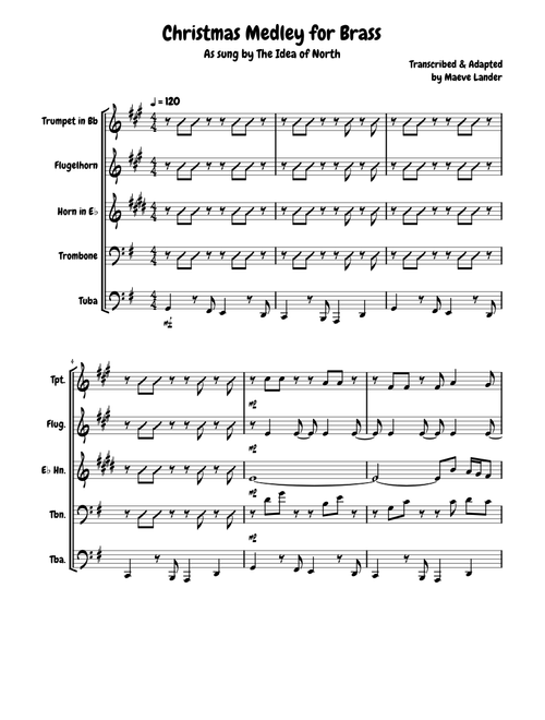 Christmas Medley for Brass