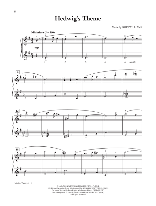 Hedwig's Theme (from Harry Potter) - John Williams (Easy Piano)