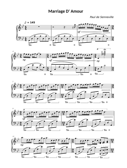 Marriage D' Amour - Paul de Senneville