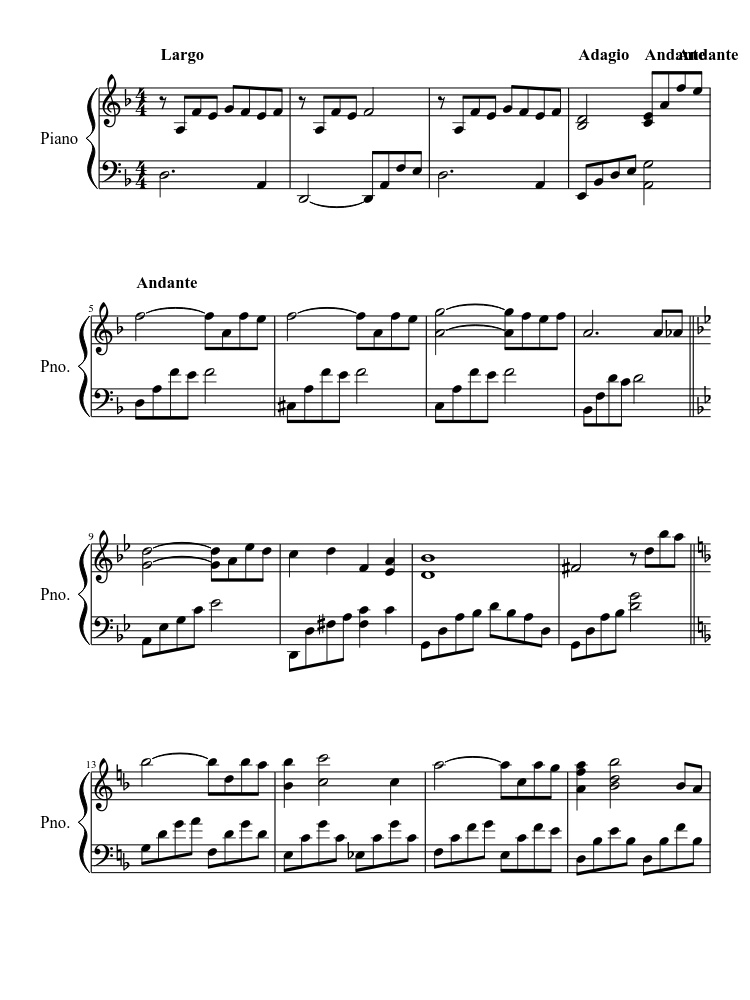 Islas Faroe Jugar con Mejorar The Lonely Man Sheet music for Piano (Solo) | Musescore.com