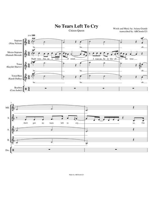 No Tears Left To Cry | Citizen Queen