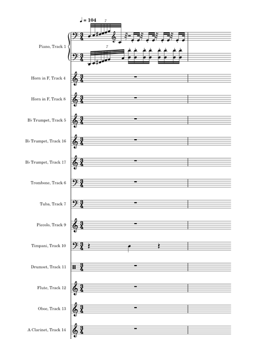 Piano Concerto No.2, Sz.95 – Béla Bartók (1st Mvt)