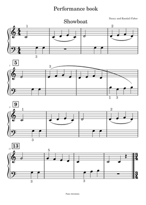 52 Pachelbel Canon - adv3b Piano Adventures - perfomance - level