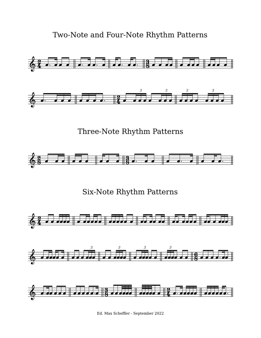 Contemporary violin Technique Part 2 – Ivan Galamian Rhythm