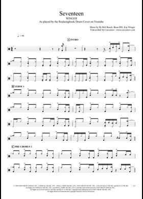 Free Winger sheet music | Download PDF or print on MuseScore.com