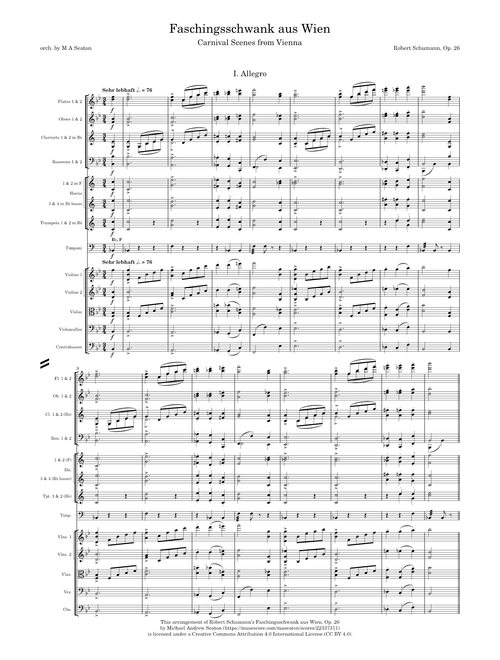 Faschingsschwank aus Wien, Op. 26 - Robert Schumann