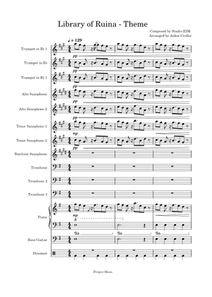 Library of Ruina (Theme 02) – StudioEIM Sheet Music for