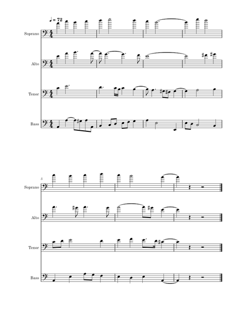 Chorale – Johann Sebastian Bach