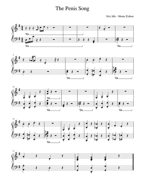 The Penis Song