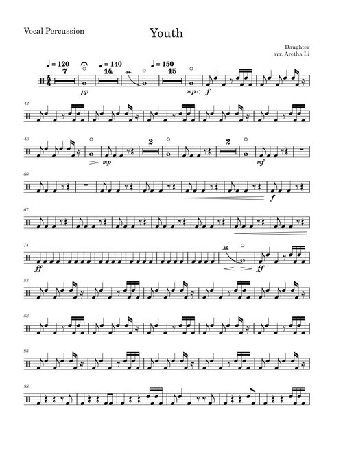 Youth – Daughter (Vocal Percussion)