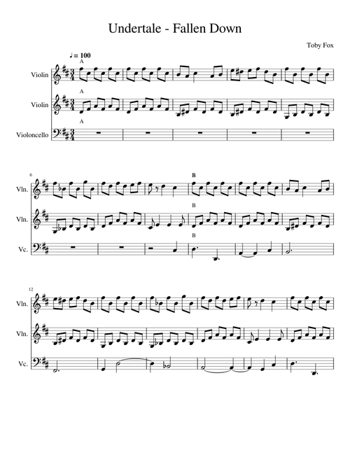 Undertale - Fallen Down (Reprise)
