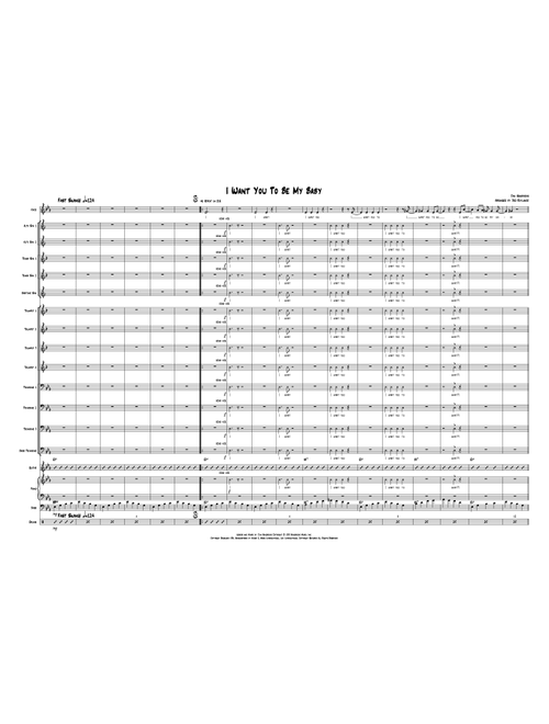 I Want You To Be My Baby (Arr. Jed Roylance) - Jon Hendricks (Jazz Ensemble)