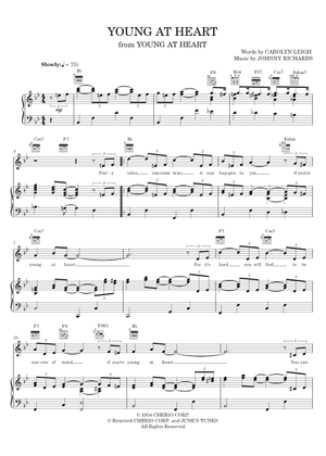 Young at Heart (Lead sheet with lyrics ) Sheet Music with Chords
