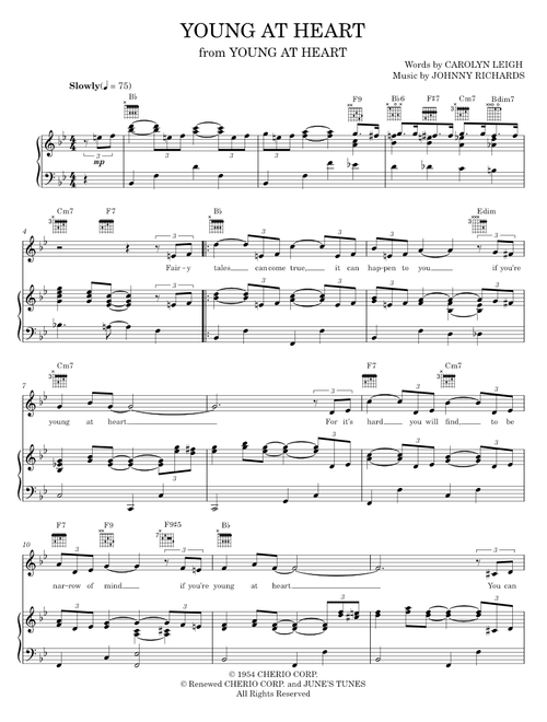 Young at Heart sheet music by pauld30355 | Play, print, and