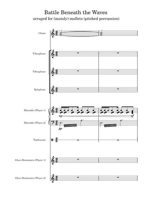 Combat Beneath the Waves (Genshin Impact) –  mallet percussions