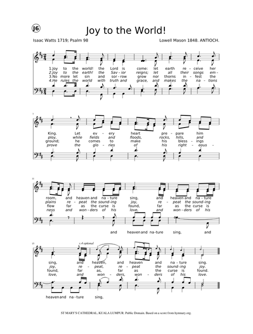 Joy To The World - Georg Friedrich Händel