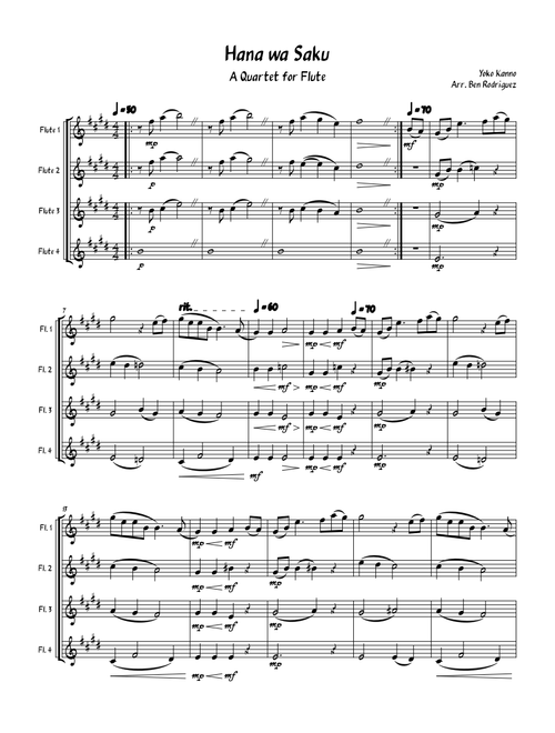 Hana wa Saku – Yoko Kanno