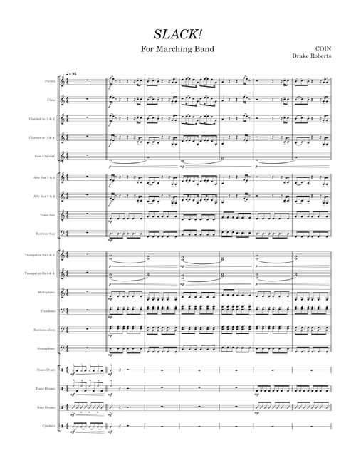 Slack by COIN (For Marching Band)