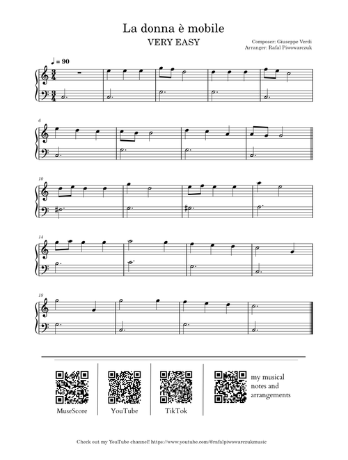 La donna è mobile – Giuseppe Verdi