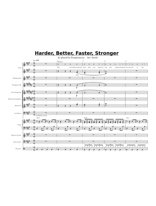 Harder better faster stronger – Daft Punk harder Better Faster Stronger (Pomplamoose)