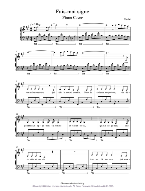 Fais-moi signe – Hoshi