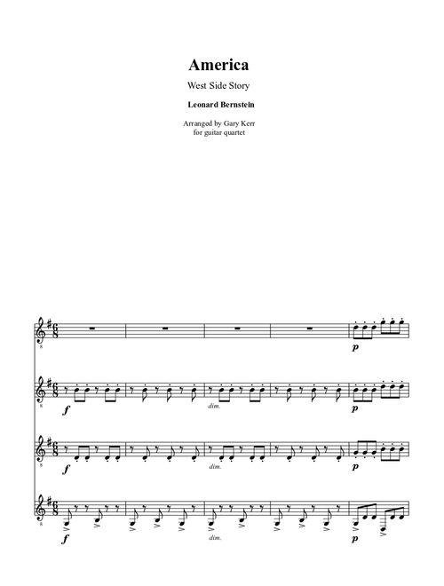 America, West Side Story