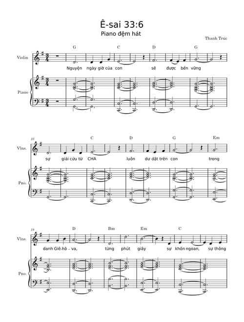 E-SAI 33:6 Piano Dem Hat
