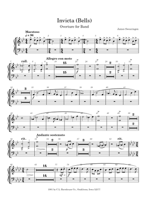 Invicta (Overture for Band) – James Swearingen Sheet Music for Trombone ...