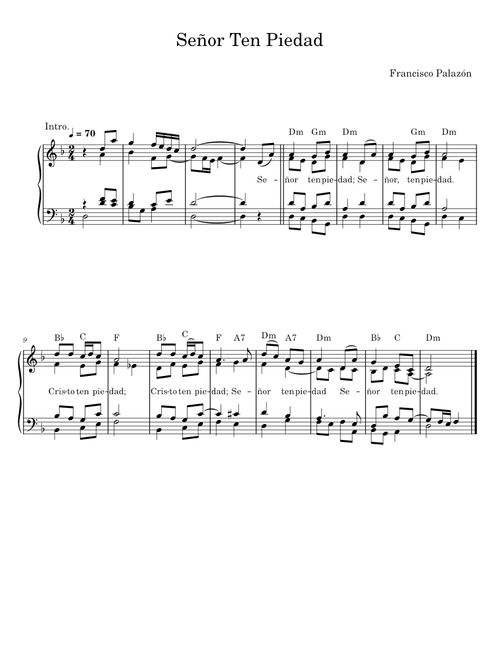 Señor, ten piedad - Francisco Palazón