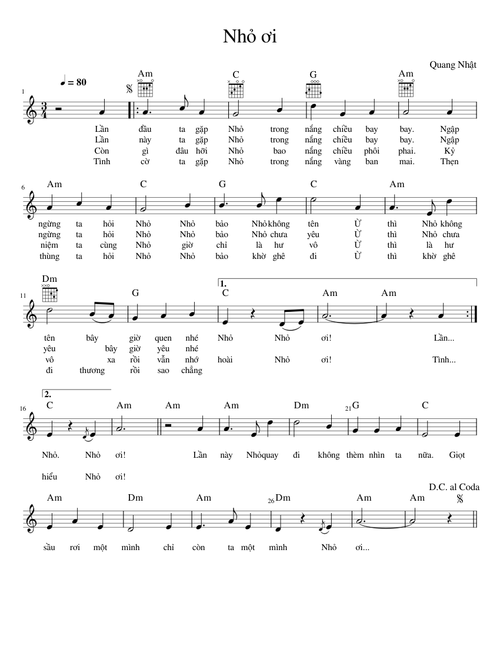 Nhỏ ơi – Chí Tài