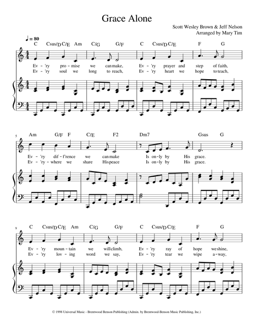 Grace Alone - Scott Wesley Brown & Jeff Nelson