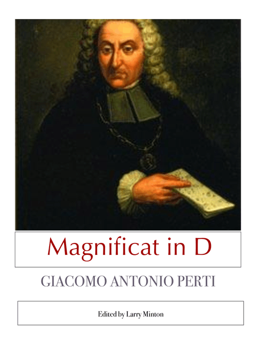 Magnificat in D - Parts (Arr. Larry Minton) - Giacomo Antonio Perti (Choral, SATB)