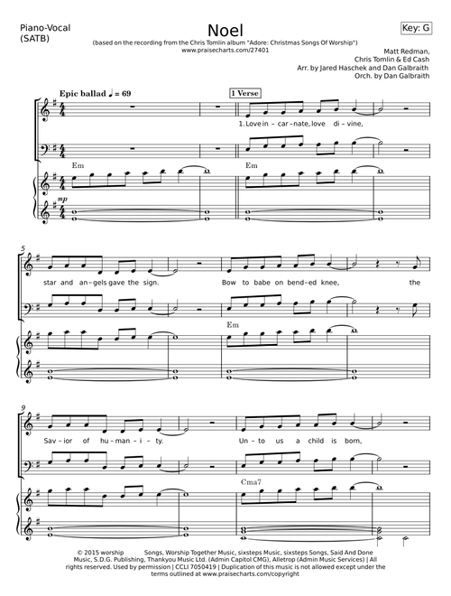 Noel - Matt Redman