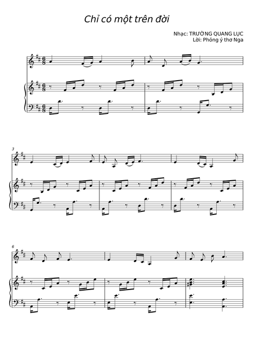 Chỉ có một trên đời