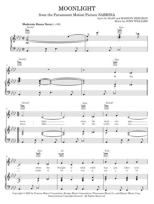 Moonlight - Toby Keith Sting (Piano-Vocal-Guitar)