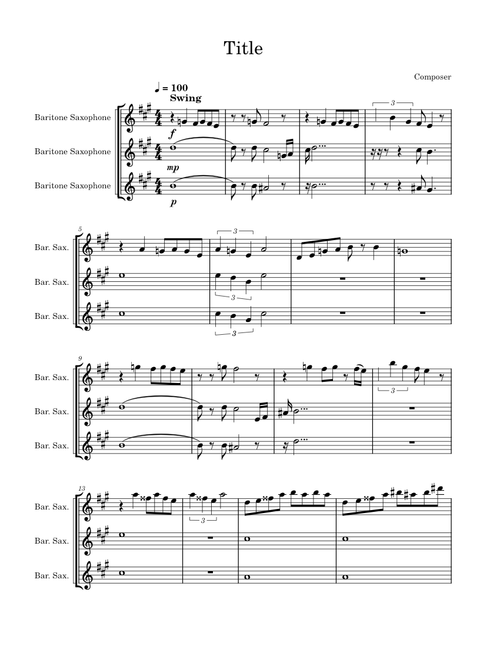 Dream a little dream of me – Louis Armstrong Dream a little dream of me – sax trio
