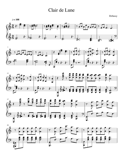 Clair de Lune