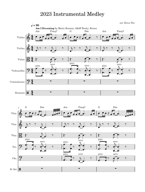 2023 Instrumental Medley [23 songs arranged for string ensemble]
