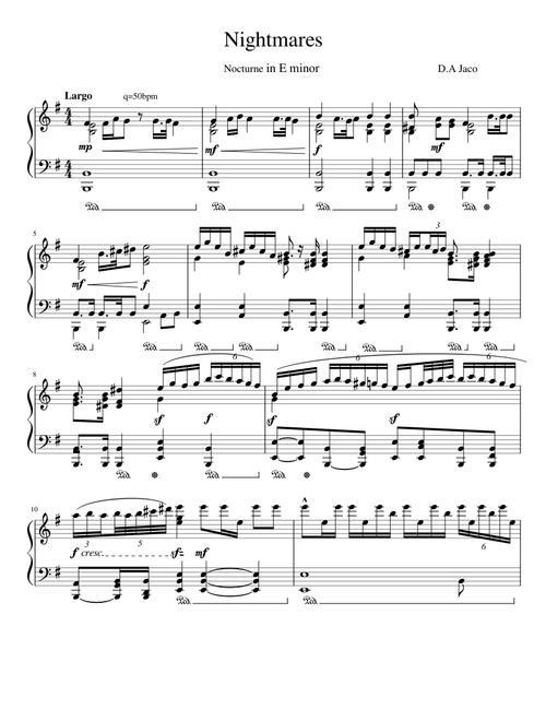 Nocturne in E Minor - "Nightmares"