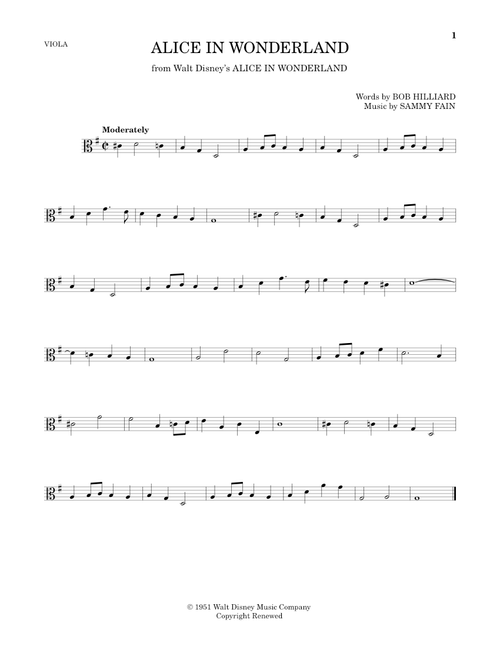 Alice In Wonderland - Bill Evans (Viola Solo)