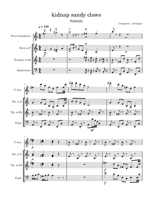 Kidnap The Sandy Claws (from The Nightmare Before Christmas) – Danny Elfman kidnap sandy claws