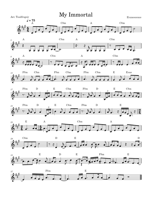 My Immortal – Evanescence