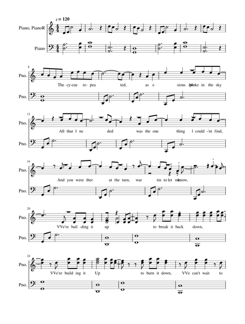 Linkin park burn it down